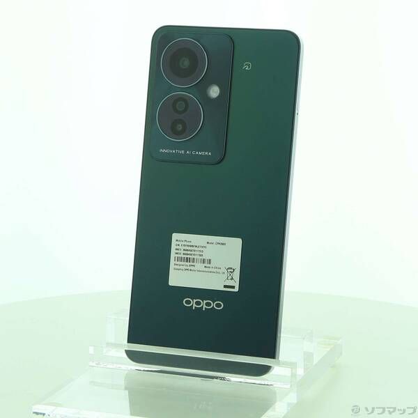 中古品〕 OPPO Reno11 A 128GB ダークグリーン CPH2603GR SIM