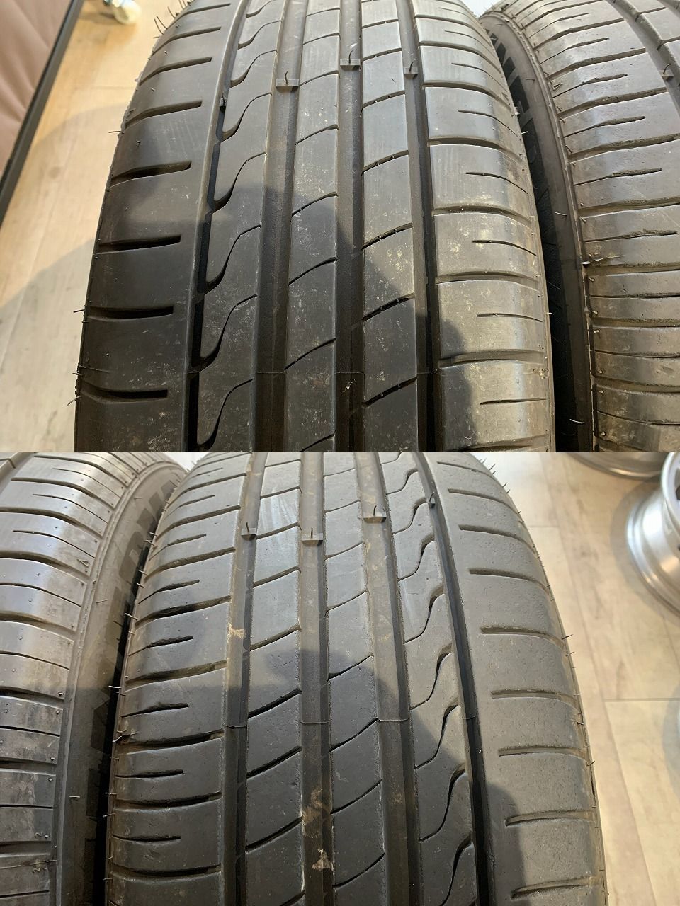 【2405020】MINERVA RADIAL F205 215/55R17 2021年 6mm 6.5mm クラウン カムリ エスティマ ジューク オデッセイ ヴェゼル レガシィアウトバック 等