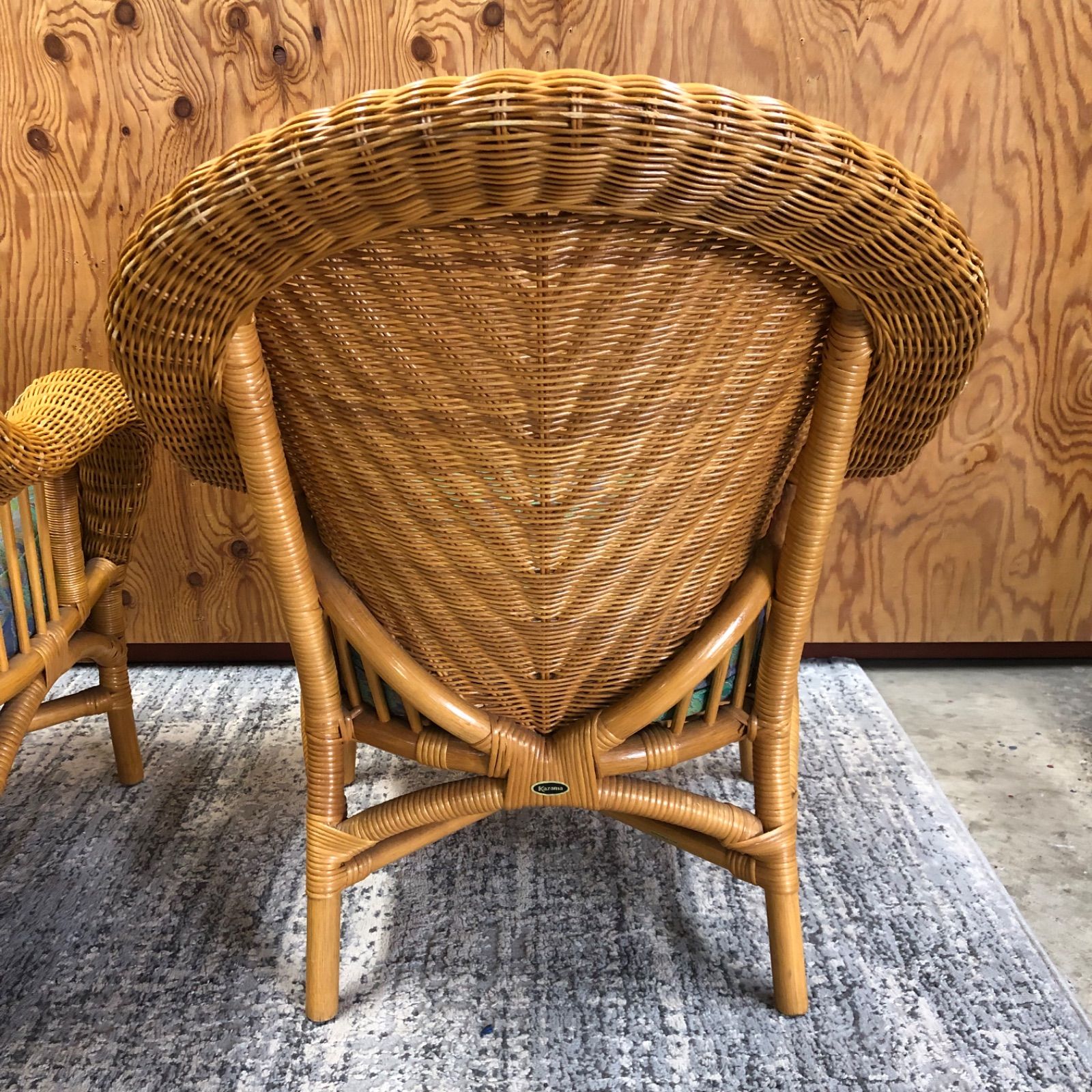 特売品期間限定。 げ交渉 Kazama カザマ ラタン製ソファ チェアまとめセット 藤 アジアン エスニック 直接 横浜市保土ヶ谷区今井町 【在庫限りの大特価】
