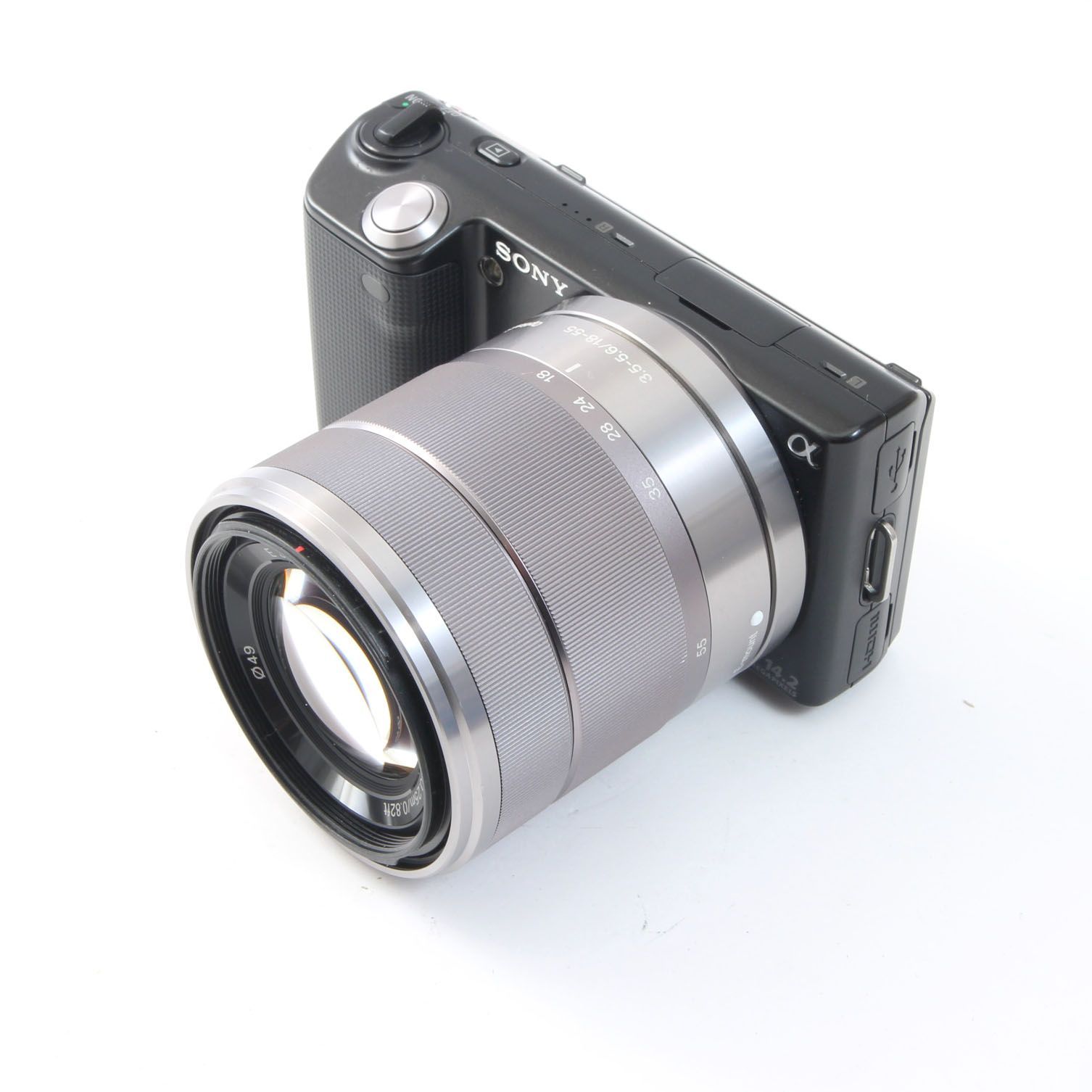 シャッター数1940回 SONY ソニー NEX 5 ブラック E 18 55 mm F 3 6 レンズセット