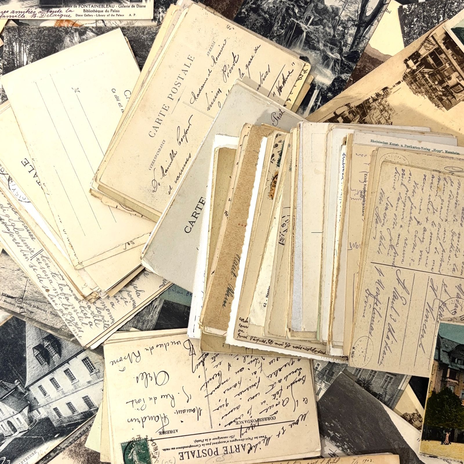 フランス＆ヨーロッパの古いポストカードまとめ買い