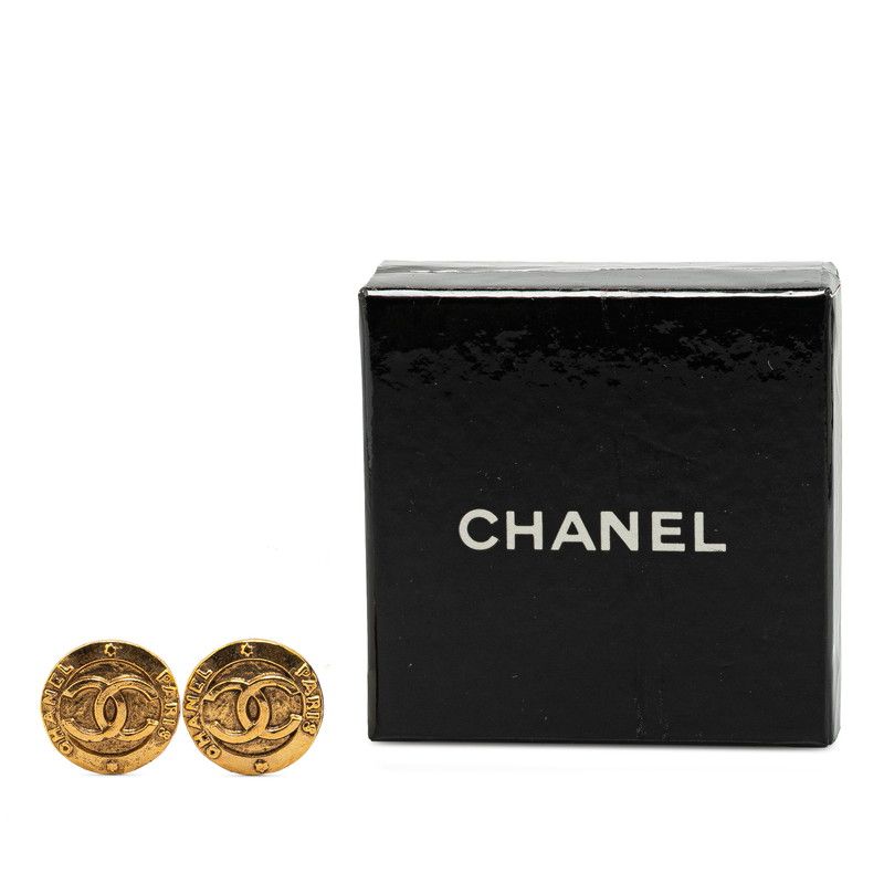 シャネル ヴィンテージ ココマーク ゴールド メッキ レディース CHANEL  