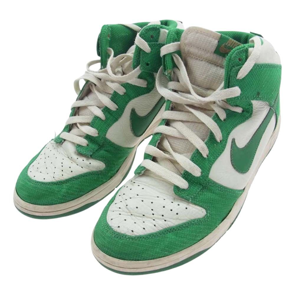 NIKE ナイキ スニーカー 317982-100 DUNK HIGH Lucky Green ダンク  