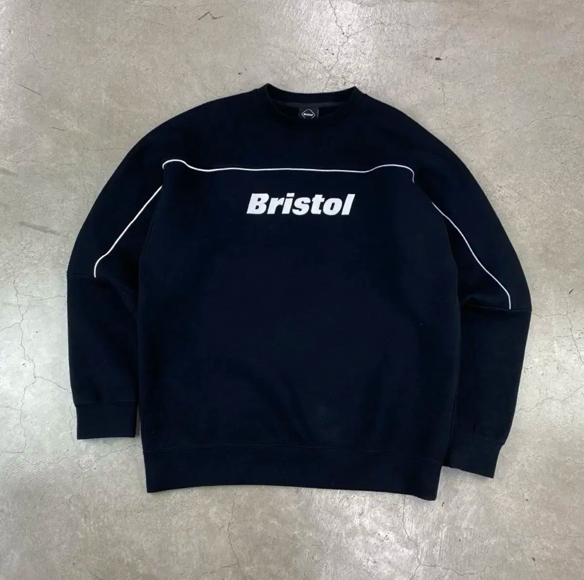 ソフネット ブリストル サイドライン ビッグロゴ 黒 パーカー （ 100 ）