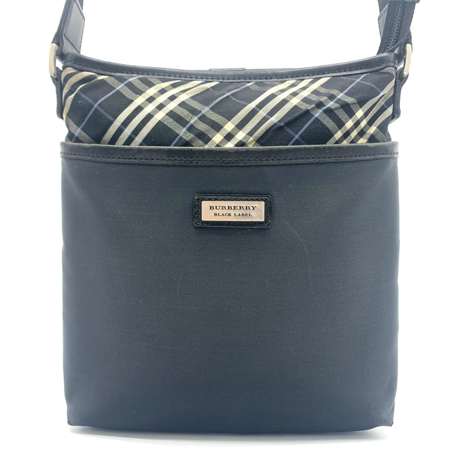 廃盤] BURBERRY BLACK LABEL ショルダーバッグ ノバチェック ナイロン 