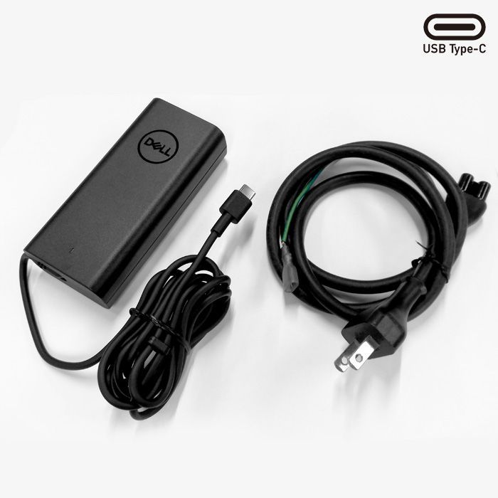 Dell ノートPC シルバー ACアダプター付き DELL 純正 ACアダプター type-C 65W 20.0V 3.25A ノートパソコン用