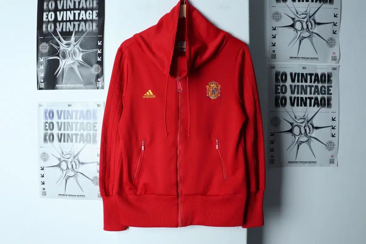 W L-XL アディダス ジップアップ ジャージ トラックジャージ サッカー スペイン 韓国国家代表 -154E0