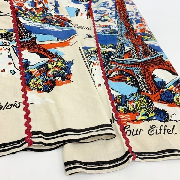 BINDU マップ柄イージーパンツ ビンドゥー BINDU マップ柄ワイドイージーパンツ BINDU マップ柄