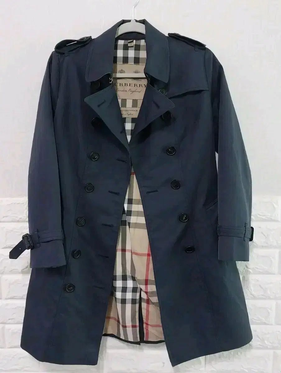 BURBERRY(バーバリー ) ネイビー トレンチコート 55 - メルカリ