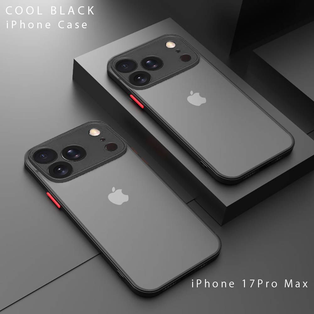 iPhone17 ケース シンプル iPhone17Pro カバー iPhone17ProMax 半透明 