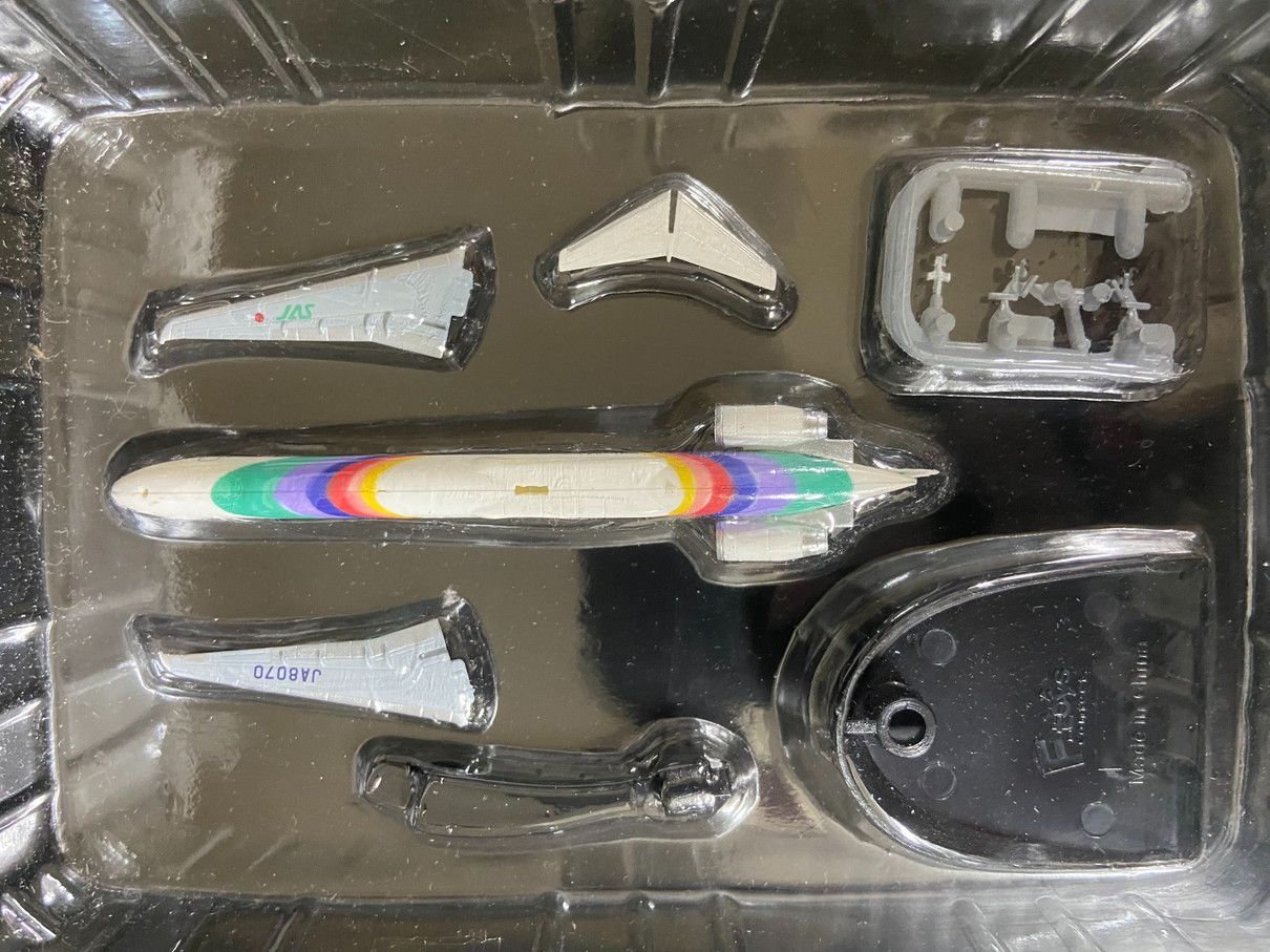F-TOYS JAL ウイングコレクション5 4 MD-90 JASレインボーカラー 黒澤