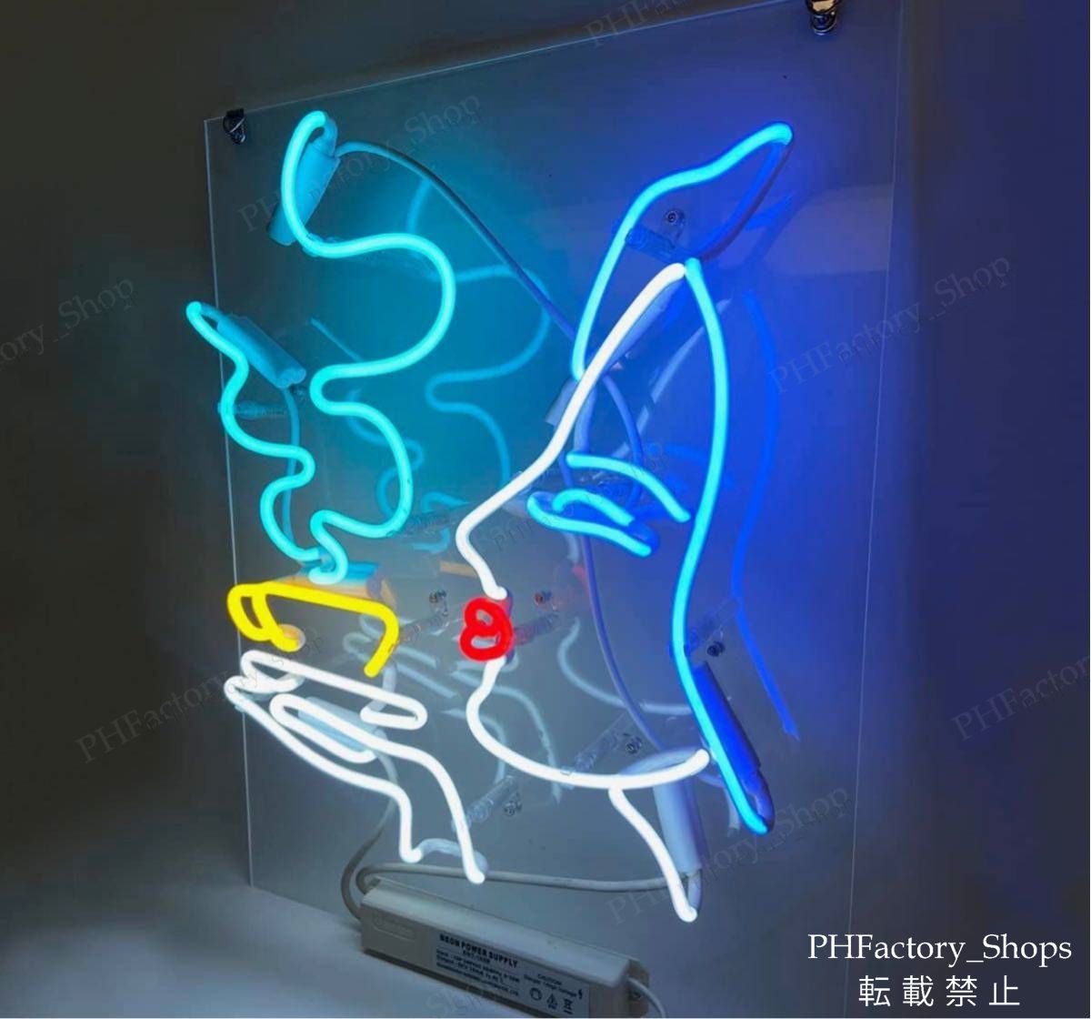 ネオンサイン お洒落 カフェ ネオン管 看板 室内インテリア 芸術的 存在感抜群 店内装飾 ウォールディスプレイ 雰囲気作り オーダー 42X29CM A373