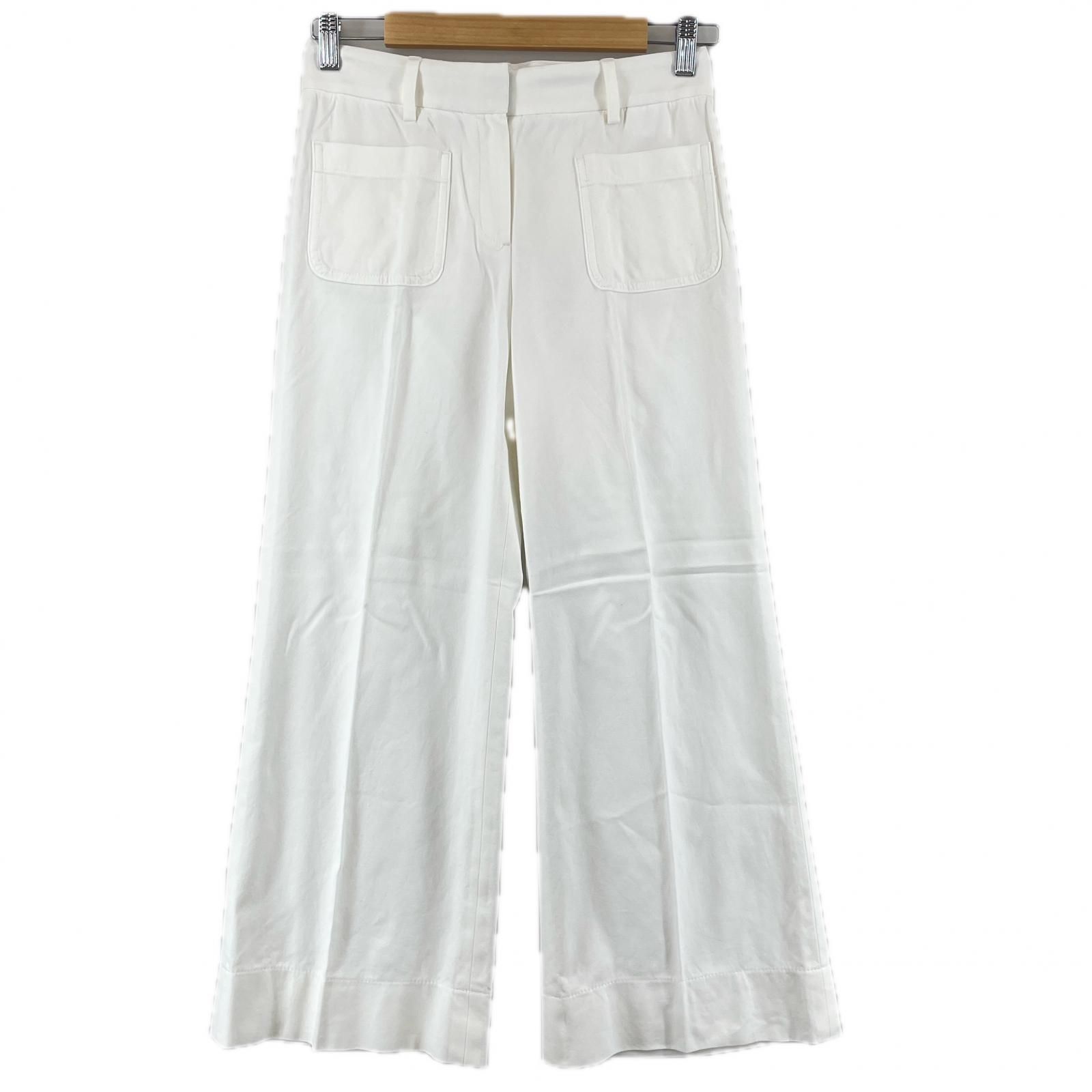 極美品 theory セオリー ワイドパンツ 無地 オールシーズン