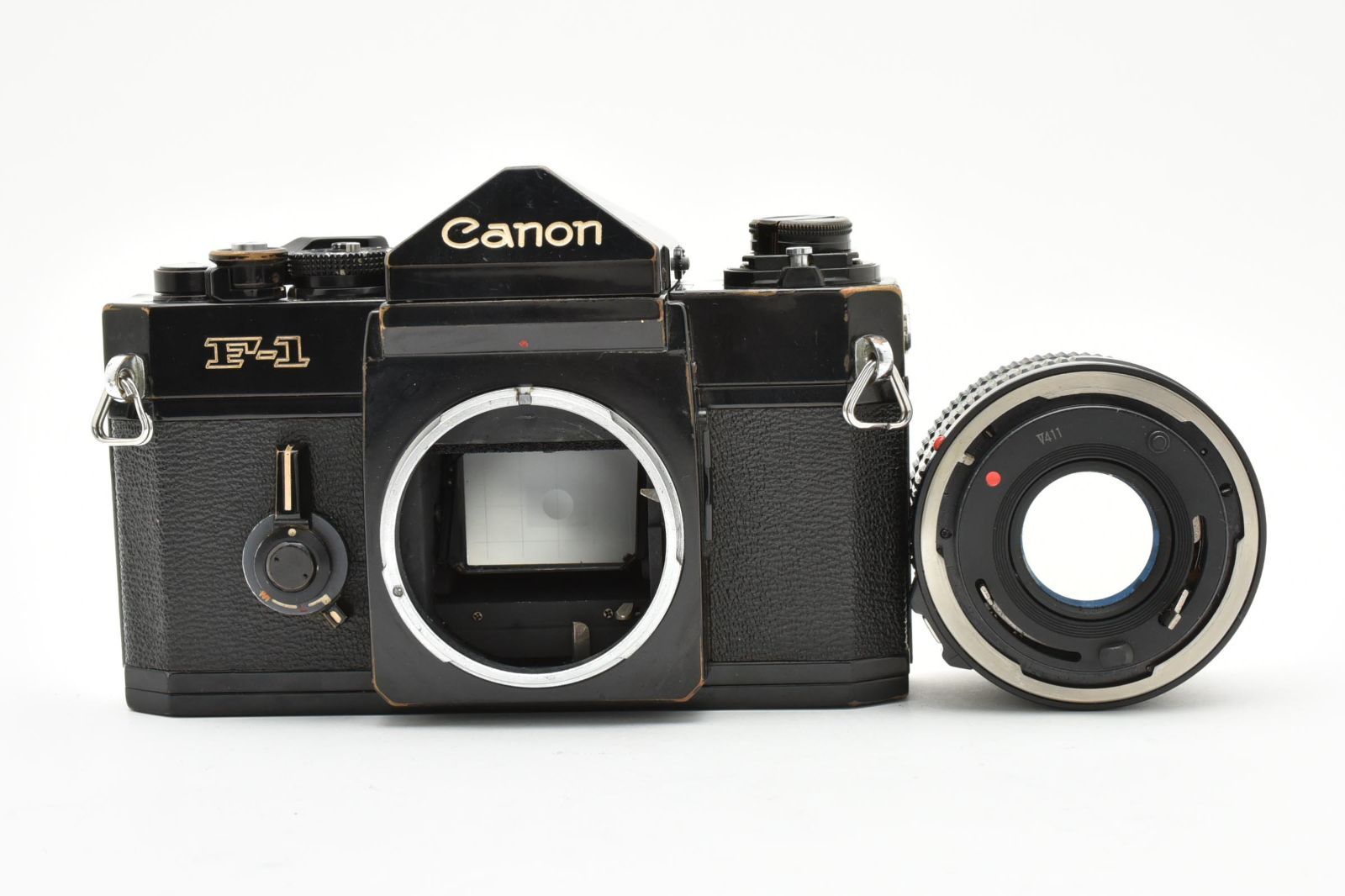 Canon／キヤノン F-1 ブラック ボディ + New FD 50mm F1.8