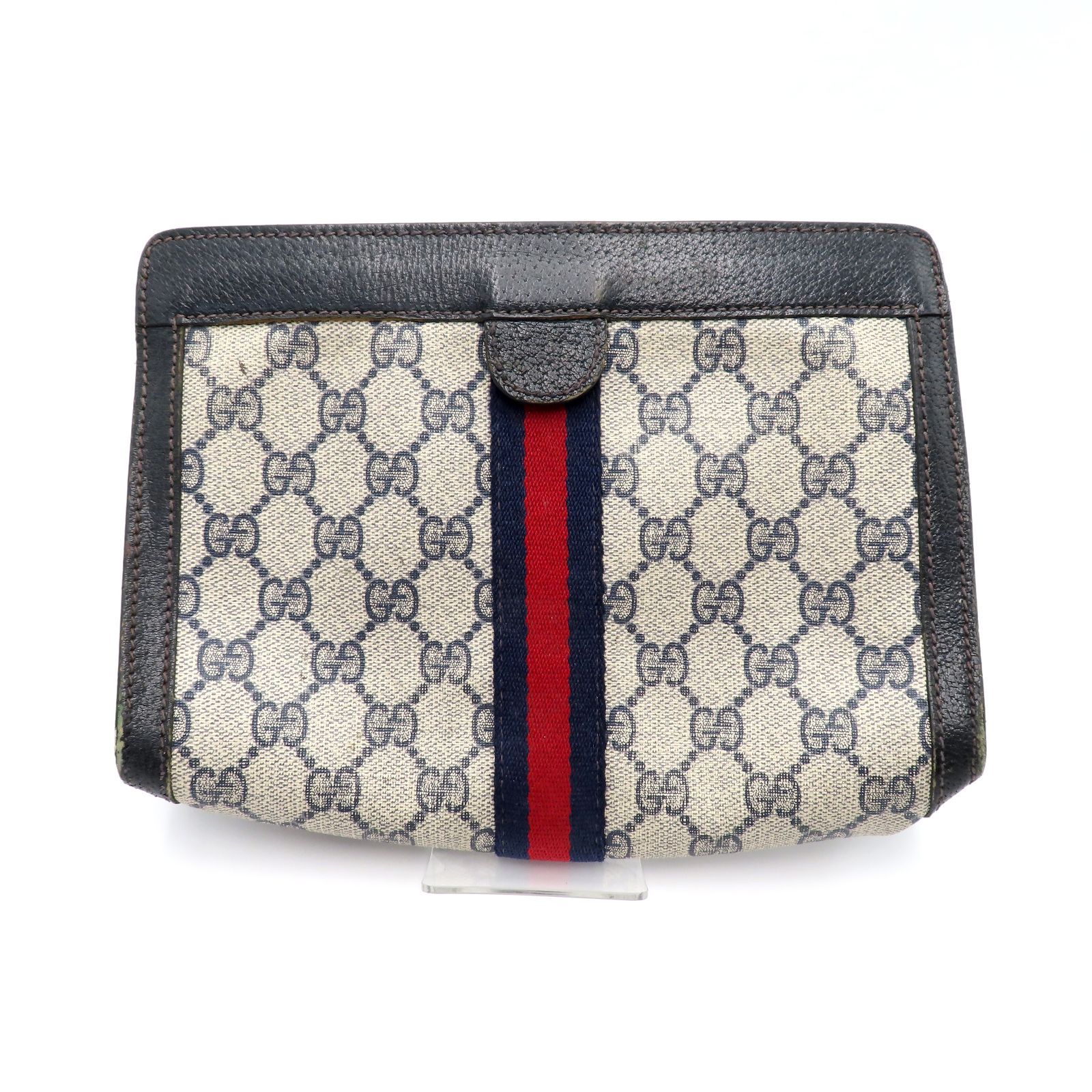【レア】GUCCI オールドグッチ ポーチ セカンドバッグGG柄 ヴィンテージ GUCCI オールドグッチ セカンドバッグ クラッチバッグ GG柄