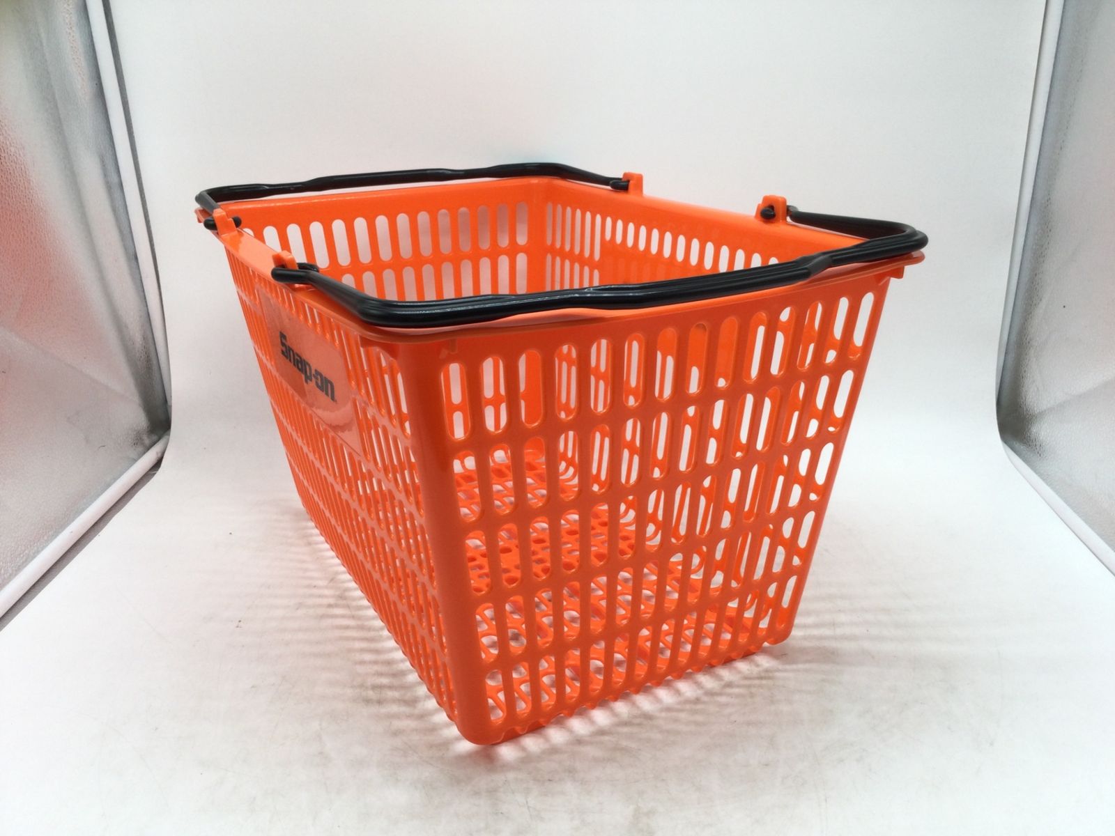 スナップオン　ショッピングバスケット スナップオン ショッピング バスケット 買い物カゴ 黒/赤1個