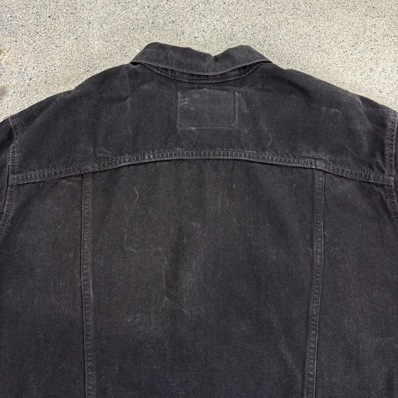 Levi's】97s 70507-4159 Black Denim Jacket Made in USA X-Large 
