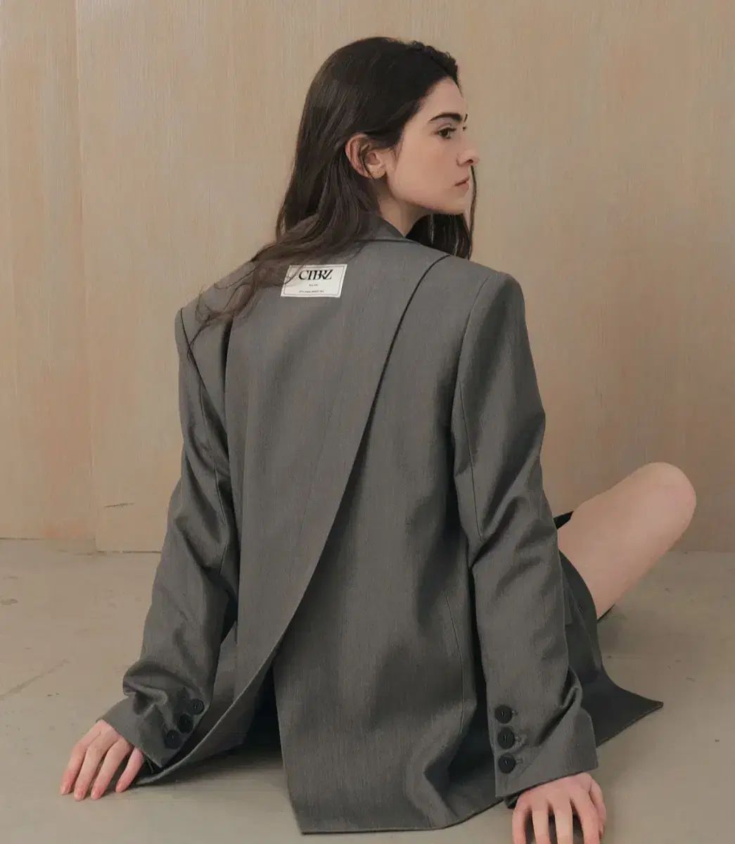 CIIRZ グレー アシンメトリー ジャケット Sサイズ