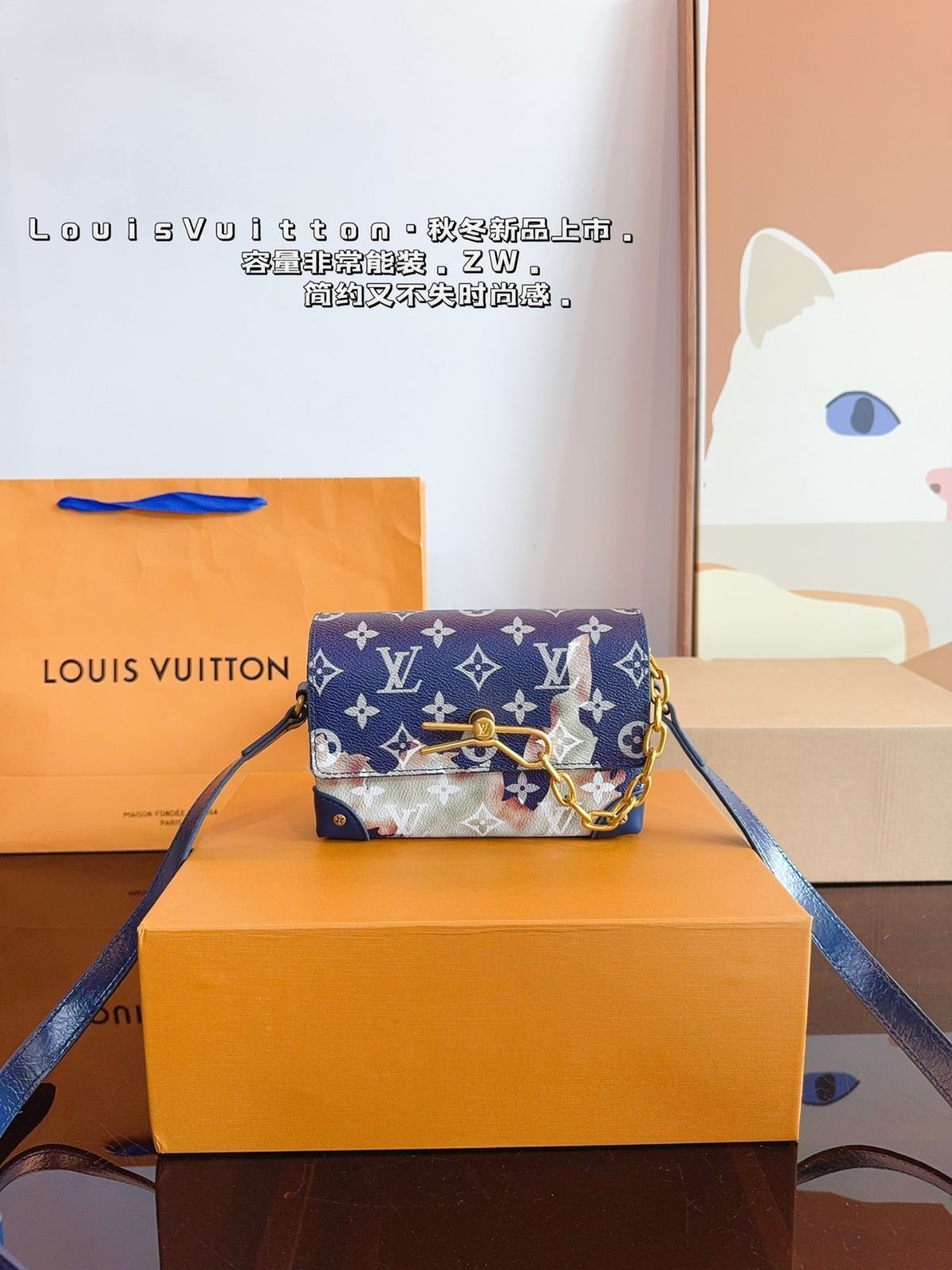 LVSoft trunk男女兼用 ハンドバッグケースバッグ ショルダーバッグ ブリーフケース キャリーバッグ ショルダーバッグ リュックサック ウエストポーチ 小銭入れ 手首バッグ ポーチ イブニングバッグ 旅行バッグ 財布-WTO輸入5