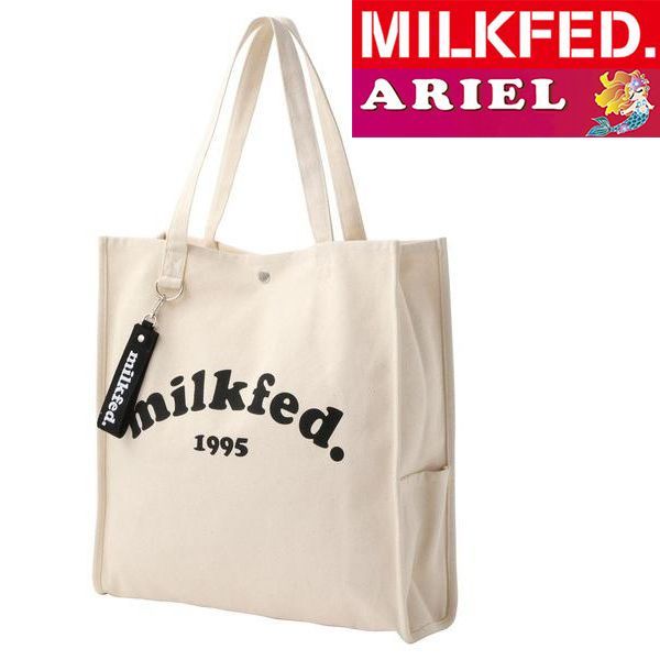 トートバッグ バッグ ミルクフェド MILKFED PIPING SQUARE TOTE COOPER