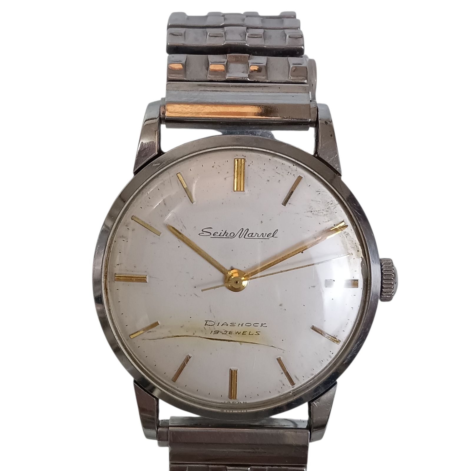 稼働 1024-4 SEIKO Marvel セイコー マーベル 14037 メンズ腕時計 手巻き