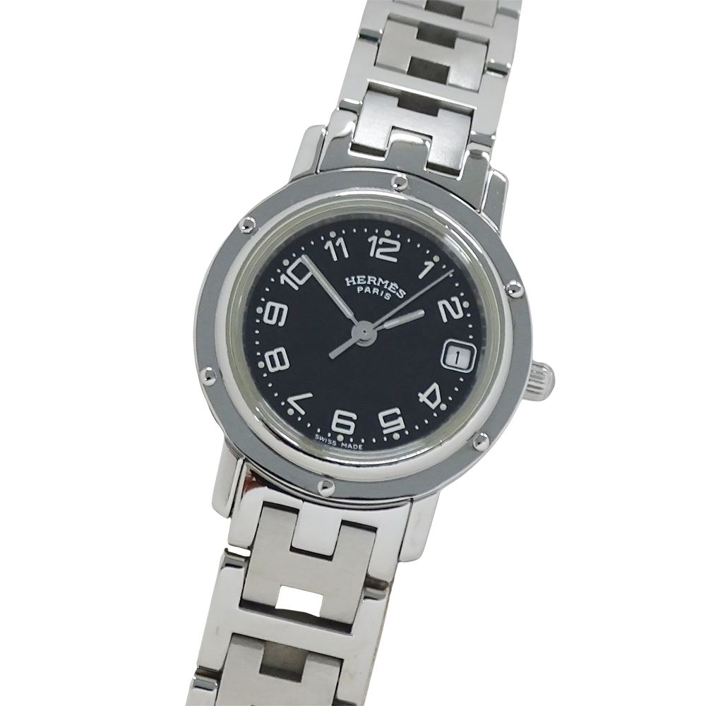 エルメス HERMES 時計 レディース ブランド クリッパー デイト