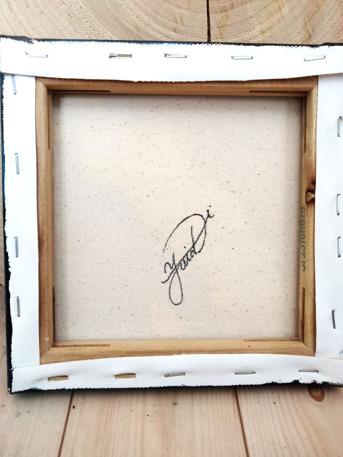 Earth - テクスチャーアート キャンバス 18×18㎝ S0号 原画のみ 一点物