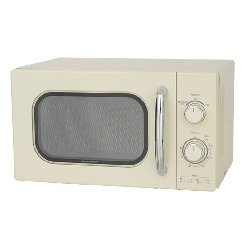 メーカー正規品 ユアサプライムス YUASA 単機能電子レンジ 17L 60Hz 西日本 レトロ 3段階出力 PRE-702B-60Hz