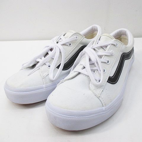 バンズ VANS ローカットスニーカー 25.0㎝ ホワイト 白系 キャンバス地