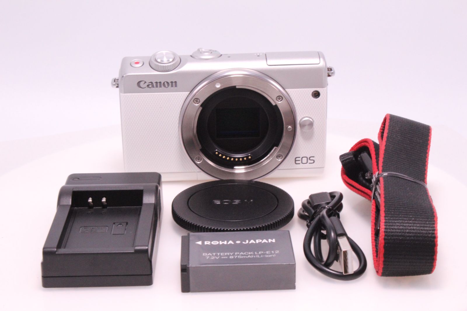 超極美品】Canon EOS M100 ボディー(ホワイト) EOSM100WH-BODY