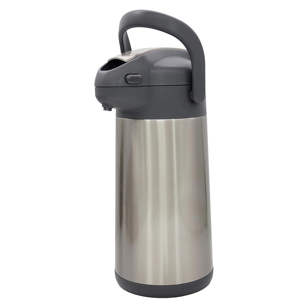 70 の力で注げる オルゴ ポット ステンレスエアーポット 2.2L 3.0L 軽量 かる押しポット 3.0L