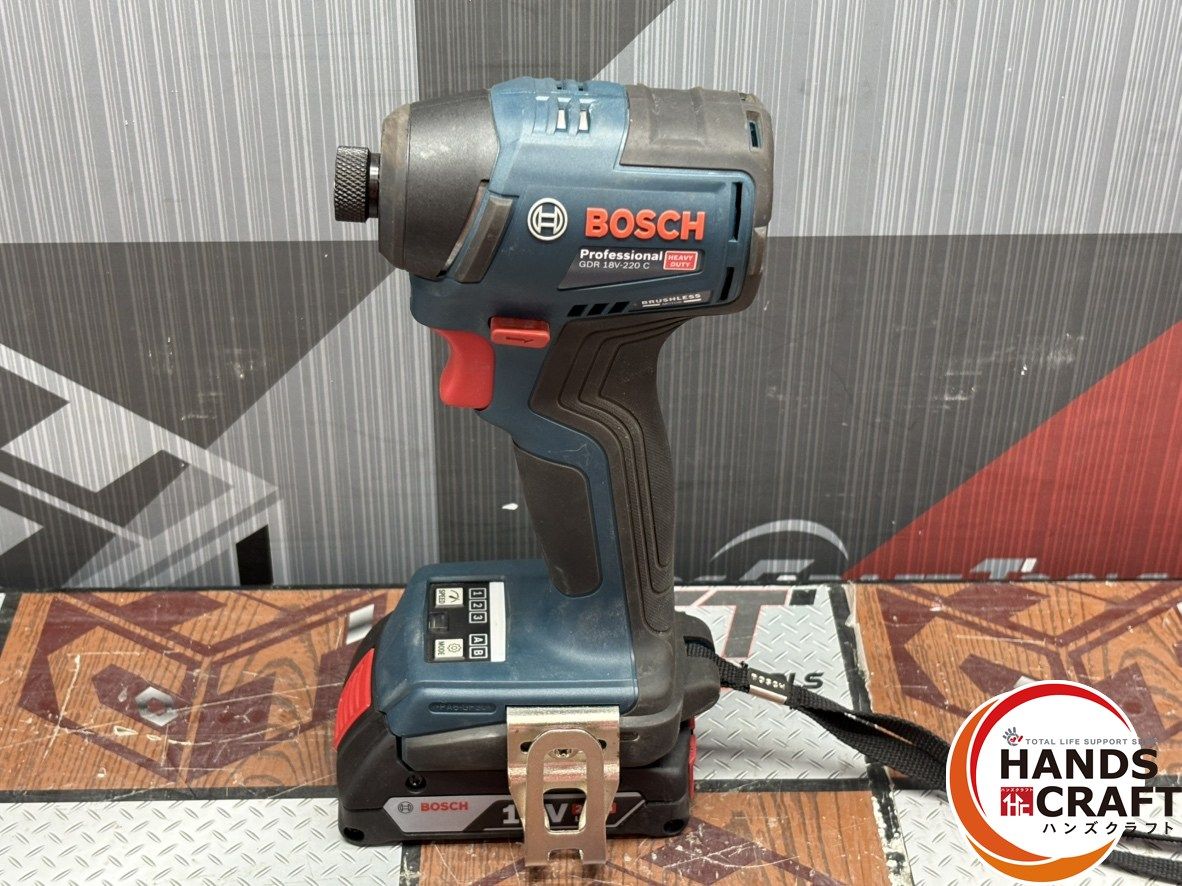 〇ボッシュ BOSCH GDR18V-220C インパクトレンチ バッテリ×1付き