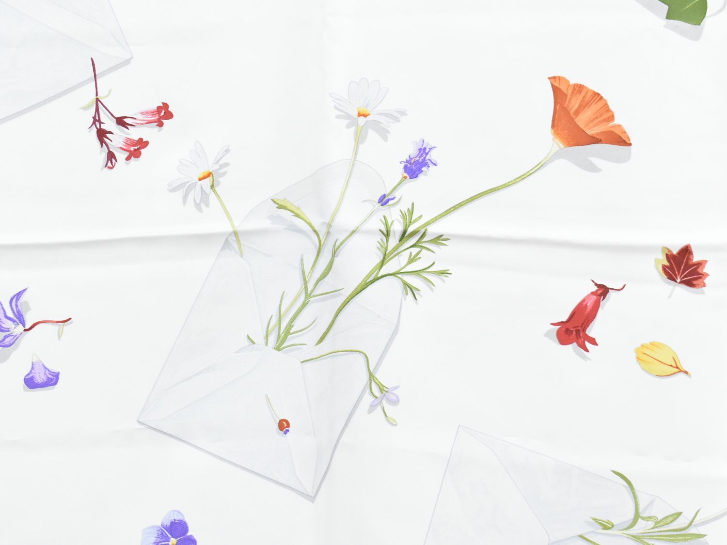 本物 エルメス HERMES スカーフカレ カレ90 Des fleurs pour le dire  