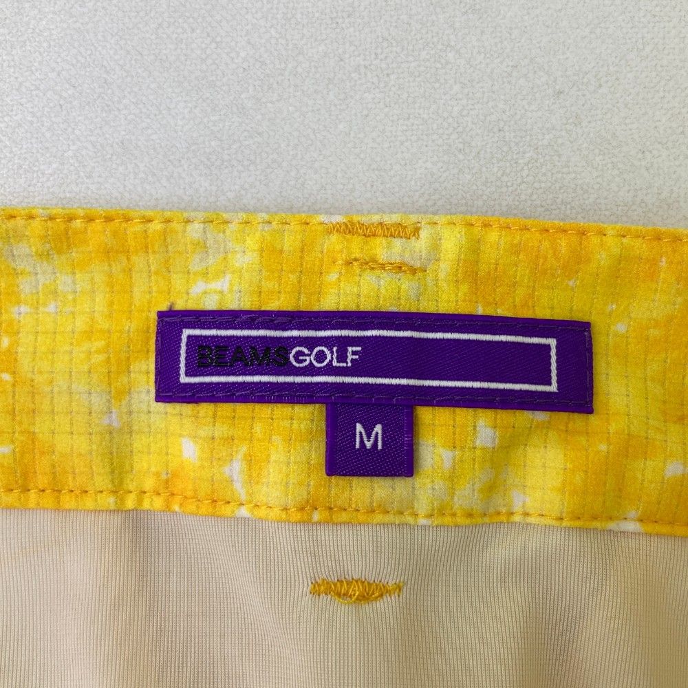 サイズ：M BEAMS GOLF ビームスゴルフ  ドットエアー スカート 総柄 イエロー系 [240101442432] ゴルフウェア レディース ストスト サイズ：M BEAMS GOLF ビームスゴルフ ドットエアー スカート 総