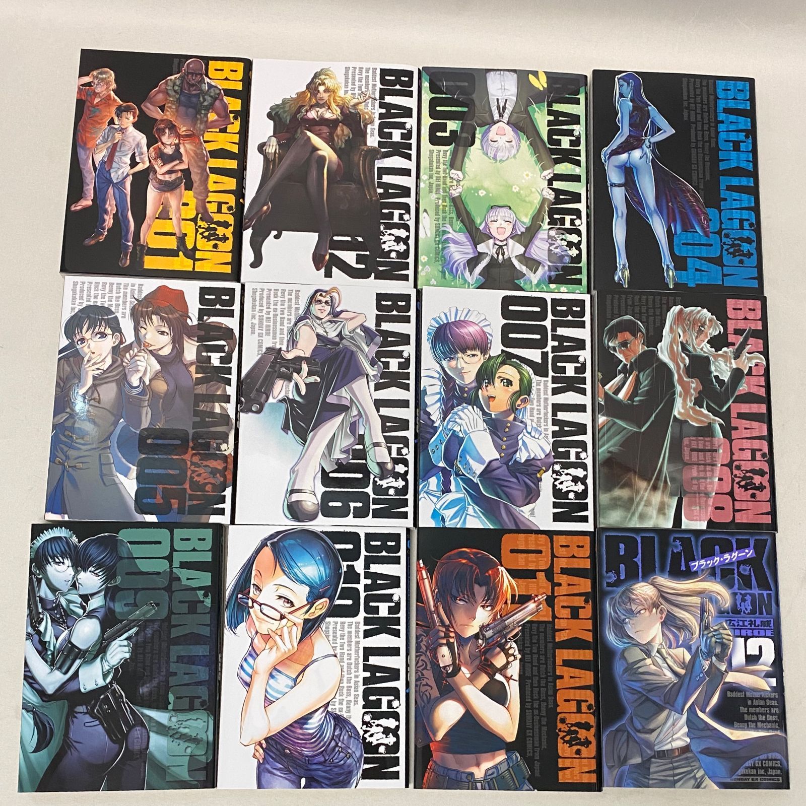 ブラックラグーン２０th アニバーサリーBOX　12巻　全巻初版 Amazon.com: BLACK LAGOON 1-11 20th ANNIVERSARY BOX ([特装版