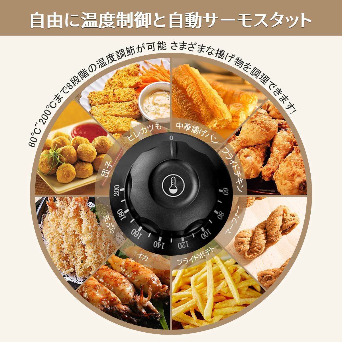 数量限定】2500Ｗ 揚げ物 温度調整付 天ぷら 100/110Ⅴ 唐揚げバスケット付き 卓上フライヤー 個別通電可能 大容量 ダブルシリンダー  12L ステンレス鋼 二槽式 防錆性あり 業務用 お手入れ簡単 電気フライヤー 日本語説明書付き BriSuns - メルカリ