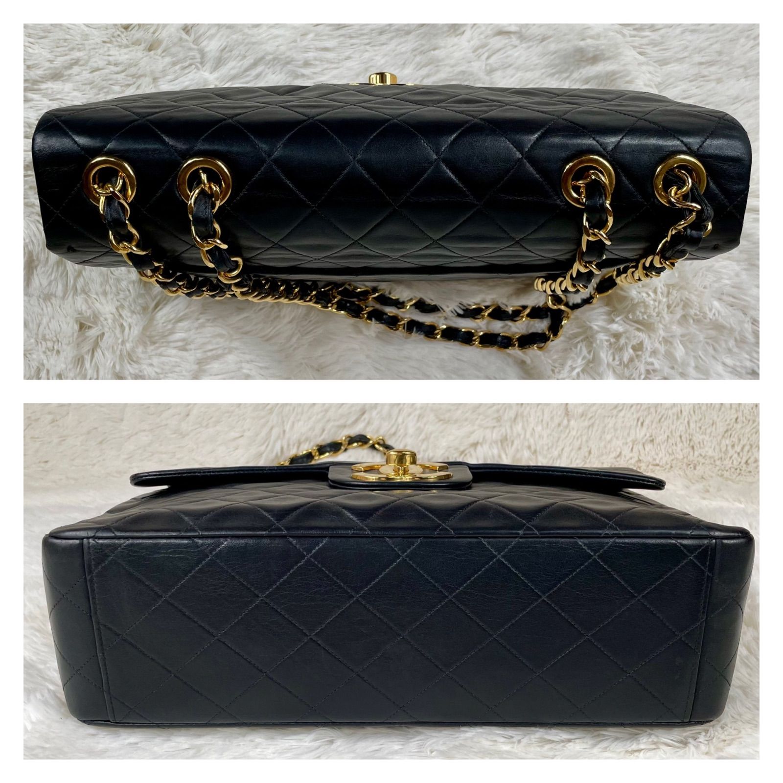 極美品】CHANEL シャネル デカマトラッセ シングルフラップ