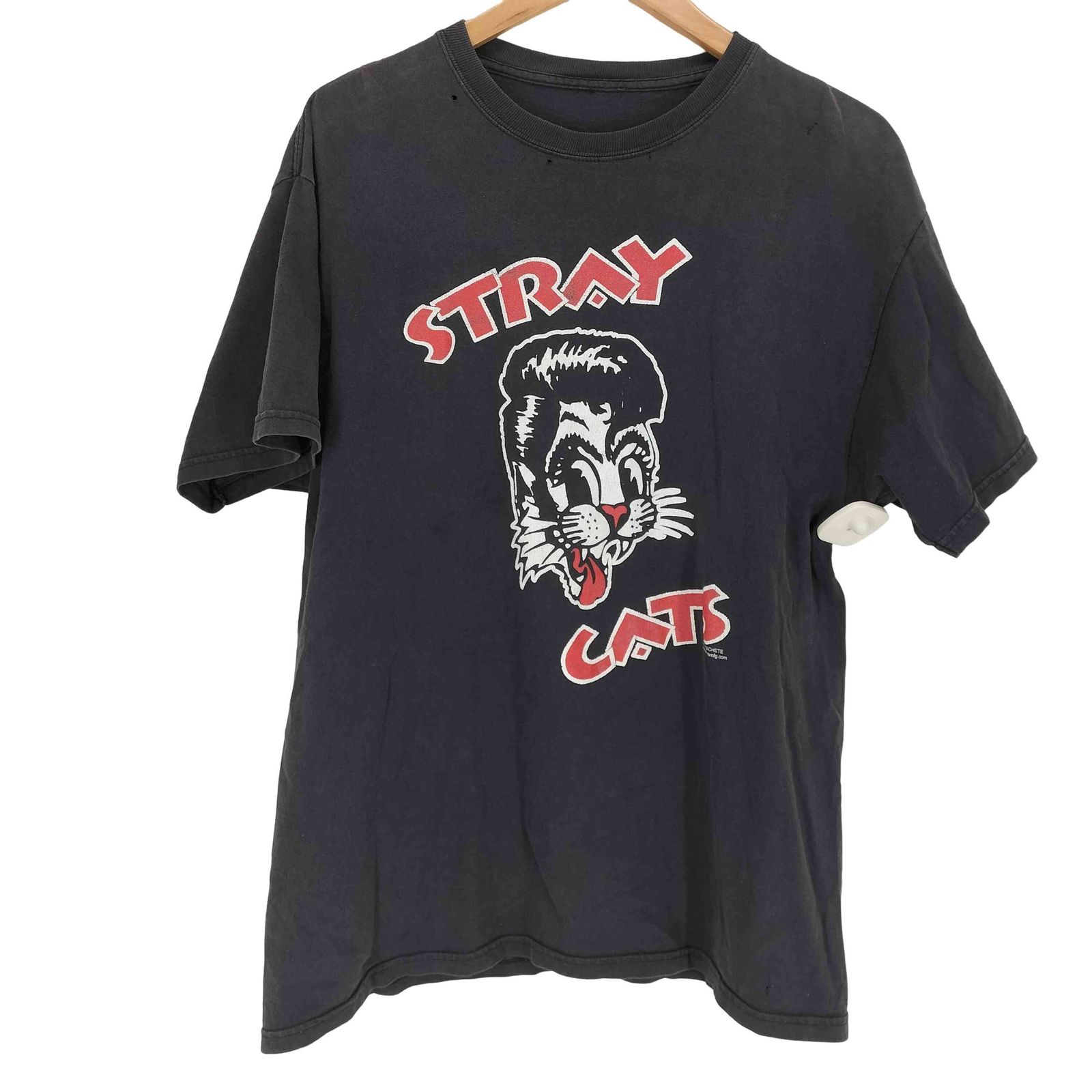 ユーズドフルギ USED古着 2007 STRAY CATS フロントプリントS/S TEE メンズ 表記無 