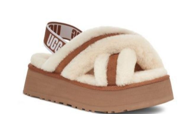 全新品 UGG / アグ : レディース W DISCO CROSS SLIDE 1121550  