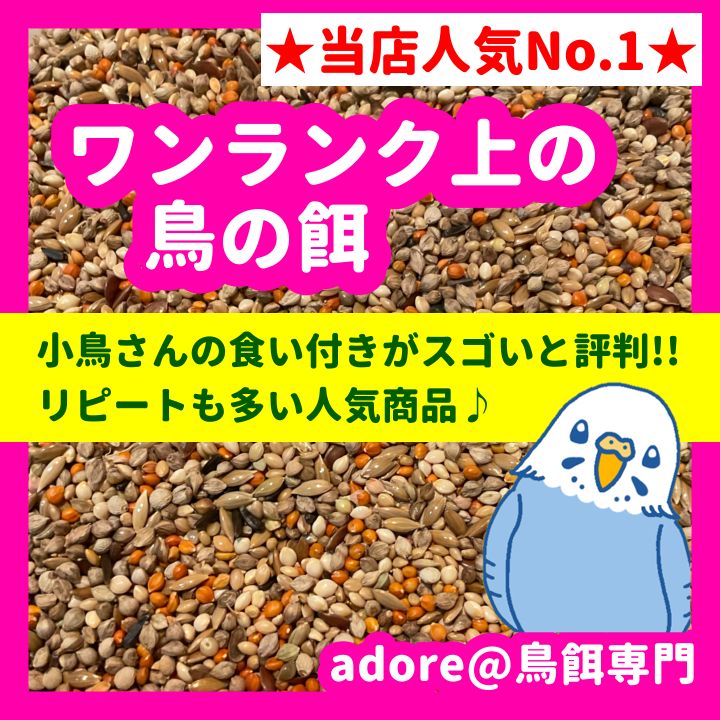 1番人気商品】ワンランク上の鳥の餌 1500g（鳥の餌です） - メルカリ