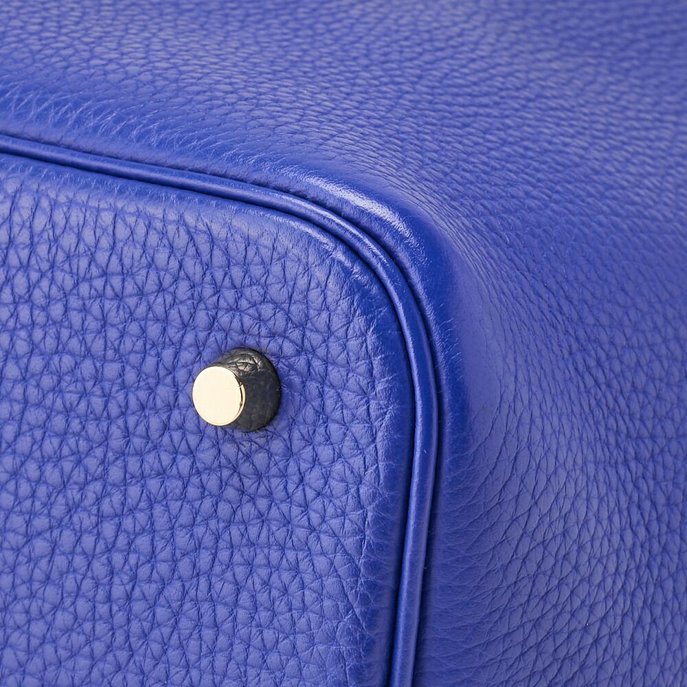 HERMES エルメス ピコタンロックMM ハンドバッグ トリヨンクレマンス ブルーロワイヤル Blue royal（ゴールド金具）トートバッグ レディーストートバッグ レディースバック ショルダーバッグ  ハイブランド【中古】【送料無料】