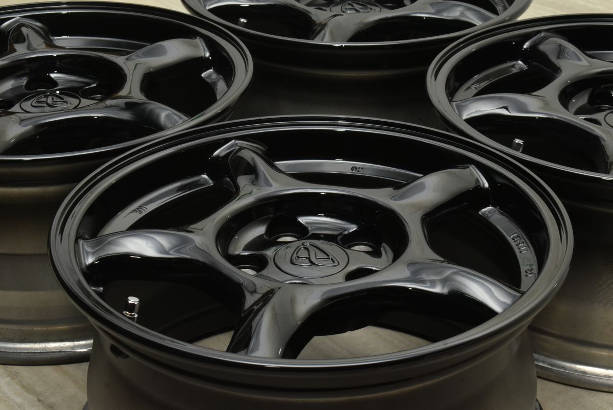 マツダ FD3S RX-7 前期 純正 16in 8J 50 PCD114.3 4本セット RX-8 CX-3 MAZDA3 アテンザ MPV プレマシー 流用 カスタムペイント