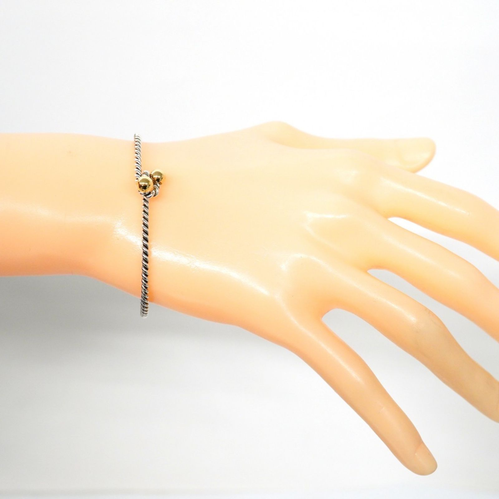 ティファニー ブレスレット 指輪 フック&アイ シルバー イエロー