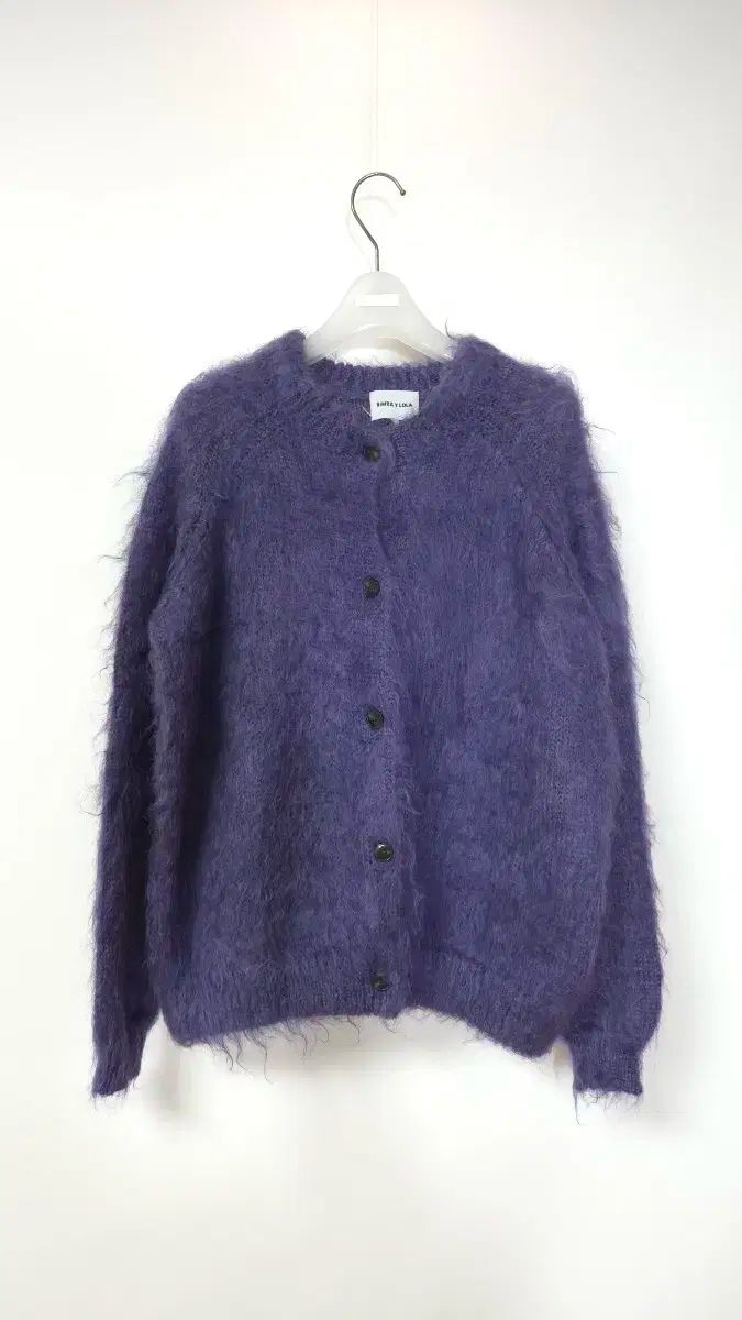 BIMBA Y LOLA パープル モヘア ルーズフィット カーディガン Mサイズ