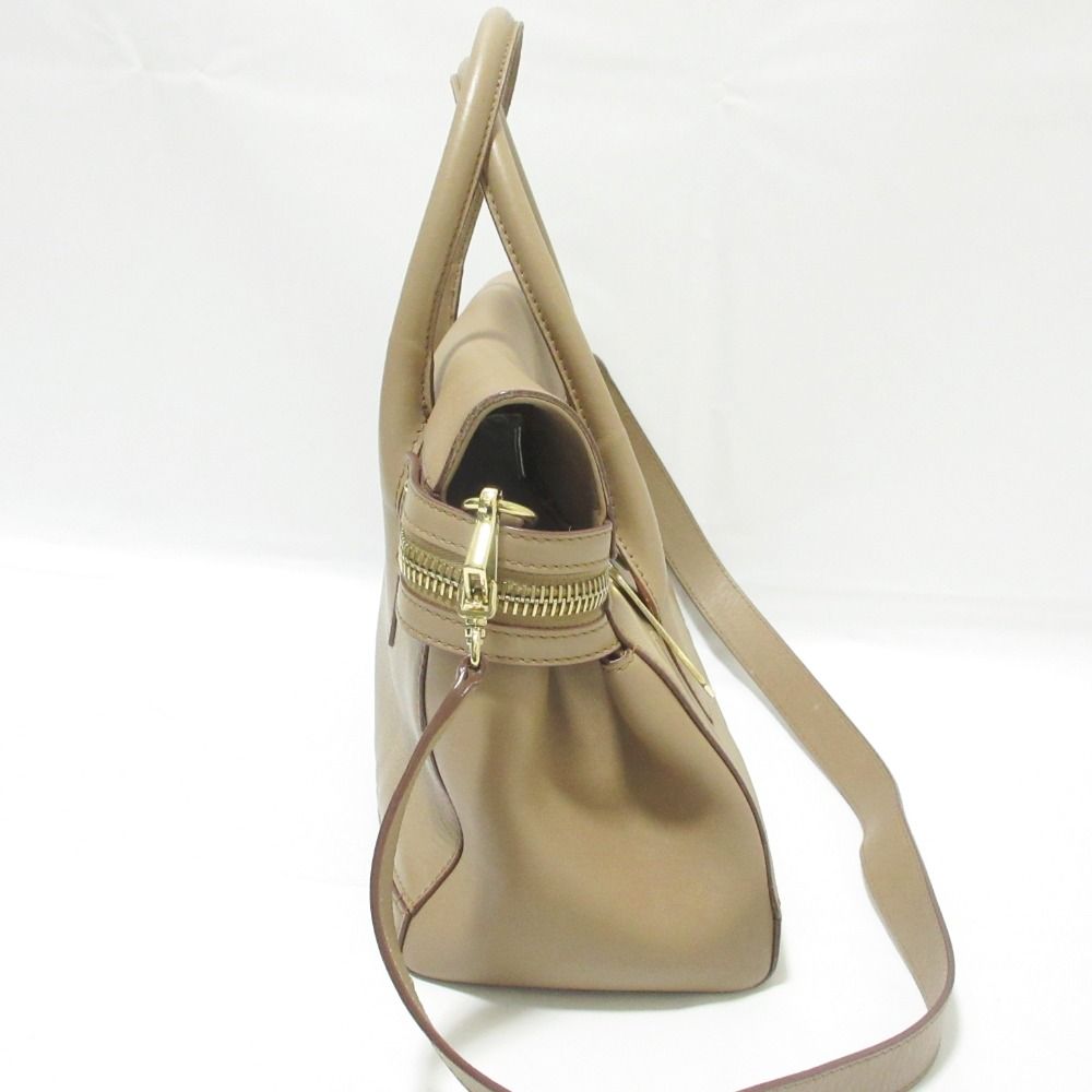 良品 Max Mara マックスマーラ マルゴー レザー ターンロック フラップ  