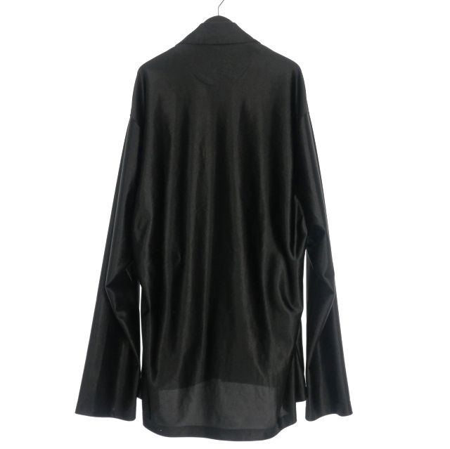 バレンシアガ BALENCIAGA 20SS スナップボタン サテンロングスリーブ  