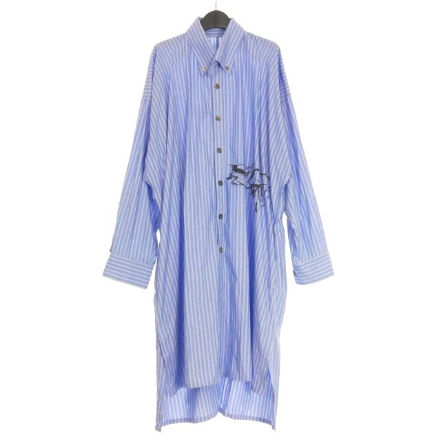 yohji yamamoto 17AW ストライプ ロングシャツ