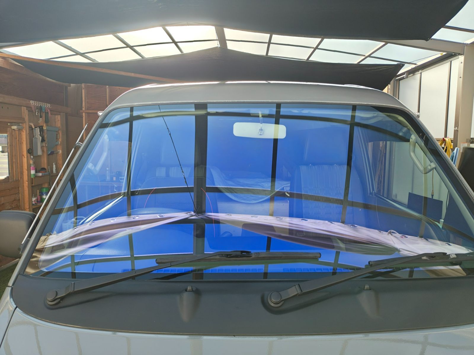 キャリィ16T スーパーキャリー フロントガラス フロント両サイドガラスピュアゴーストカット済みカーフィルム