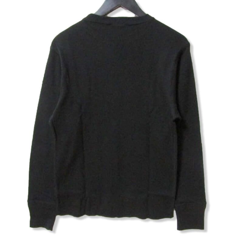 未使用 GLADHAND グラッドハンド 長袖Tシャツ GLADHAND-27 クルーネック WIDE WAFFLE L/S T-SHIRTS ブラック 黒 S タグ付き 27106859