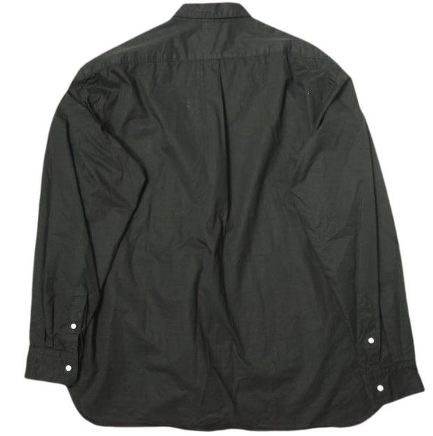 OLDMAN S TAILOR マンズテーラー DOUBLE POCKET SHIRTS ダブルポケットシャツ 40 BLACK 長袖 トップス g22332
